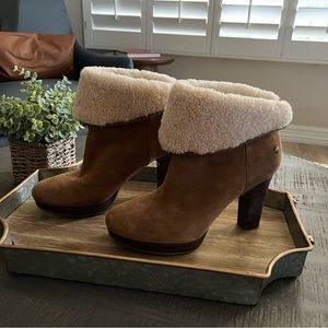 UGG Sherpa Booties, size 10 EUC